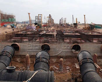 重慶市合川區(qū)防水套管焊接現(xiàn)場(chǎng)